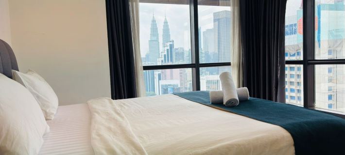sunbow kl city stay at Times Square Bukit Bintang クアラルンプールのホテル