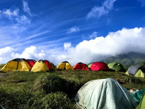 Wugong Mountain Jinding Guanyindang Tent Base - جديد