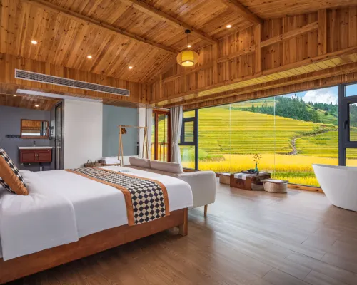 Longji West Window Moon Homestay (Jiulong Wuhu Observation Deck) Hotel di Longsheng
