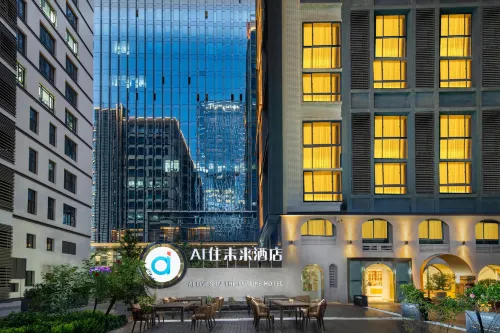 AI Stay Future Hotel (Xi'an High-tech Zone Keji Second Road Subway Station) - مطابخ