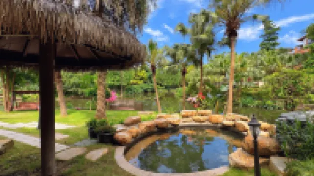 Island lakeside villas throughout the territory