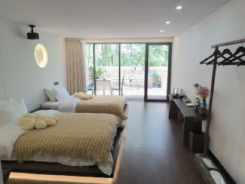 YueMengXiaoShe โรงแรมใกล้ทะเลสาบเทียนเหอ
