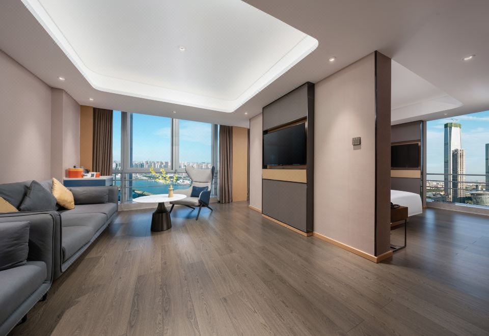 호텔 로비 휴식 공간 이미지