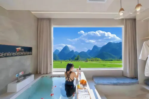 Tengchong Xixili Hot Spring Homestay (Heshun Ancient Town) - バー