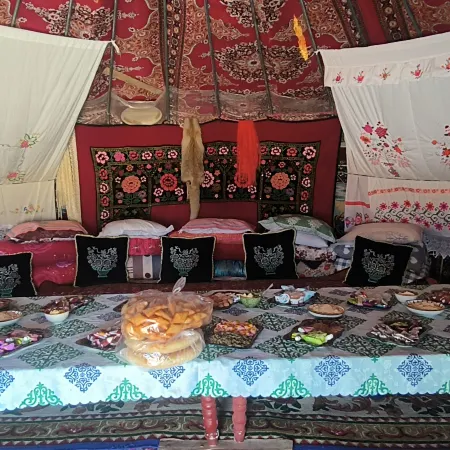 Sayram Lake Lakeside Starry Sky Yurt Homestay