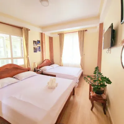 Binh Dao Hotel ダラット マーケット周辺のホテル