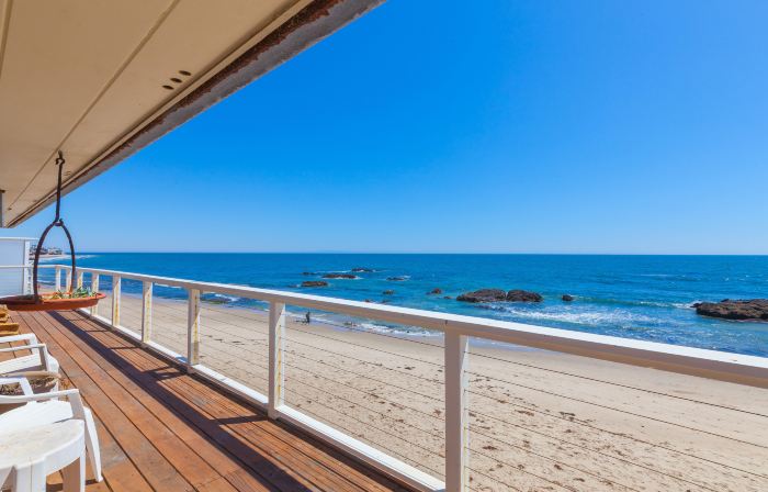 Malibu Road Ocean Front House Direct Beach Access