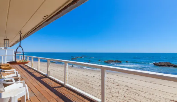 Malibu Road Ocean Front House Direct Beach Access