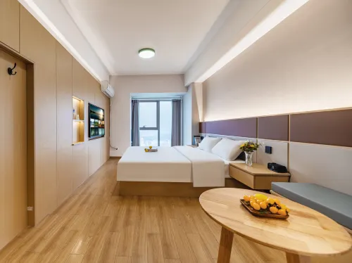 Orange Time Scenic Apartment (Yantai University Wanxianghui) - Bjergudsigt