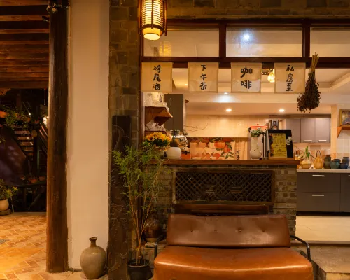 Lijiang Jinli Chinese Courtyard Inn تناول الطعام Photos