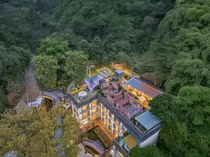 Qingcheng Mountain YINGXIGU Valley Forest Private Tang Cinema Hotel