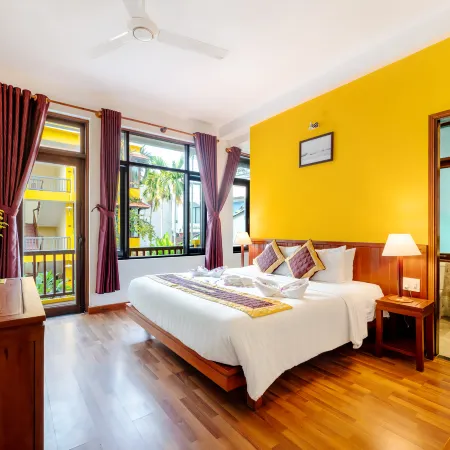Hoi An Green Riverside Oasis Villa Отели рядом с достопримечательностью «Овощная деревня Тракве»
