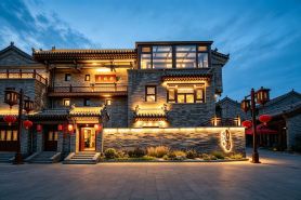老城根・黛瓦星檐｜新中式觀景四合院（大同古城代王府店）