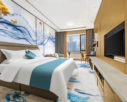 YiBo Hotel Apartment (Guangzhou East Railway Station Tianhe Sports Center Branch)) الغرف Photos