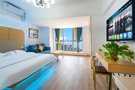 Bi'an Light Luxury Hotel (High-tech Wanda Zhengxuanhui Branch) Отели рядом с достопримечательностью «Zhengzhou University»