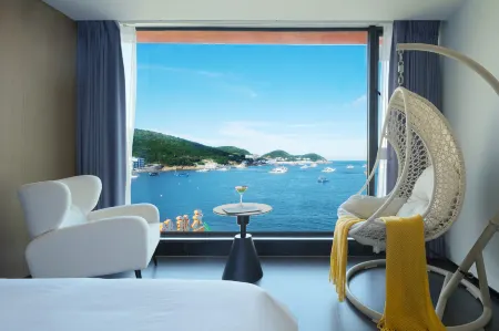 Tianya.Skyline Seaview Designer Homestay (Putuo Mountain Airport Wushitang Branch) Отели рядом с достопримечательностью «Wugongshi Wharf»