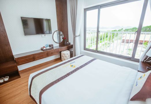 편안한 침실 공간