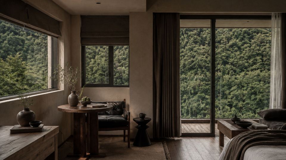 High-end private soup villa with starry sky and 24-hour free oxygen inhalation and floor heating