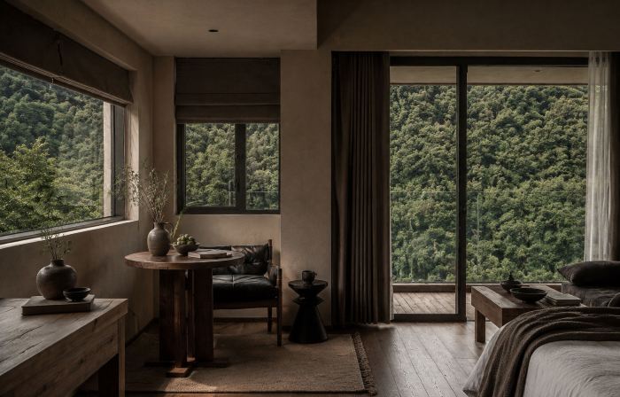 High-end private soup villa with starry sky and 24-hour free oxygen inhalation and floor heating
