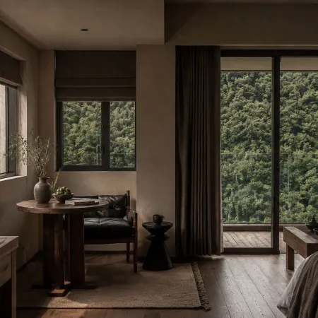 High-end private soup villa with starry sky and 24-hour free oxygen inhalation and floor heating