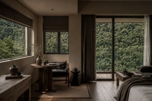 High-end private soup villa with starry sky and 24-hour free oxygen inhalation and floor heating