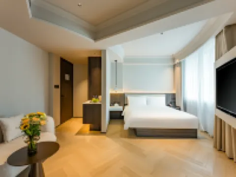 Shanghai People's Square Nanjing East Road Pedestrian Street Treasury Hotel Hotels in Shanghai