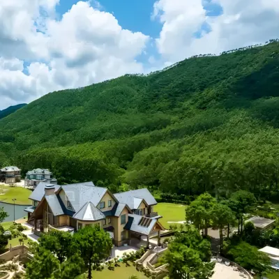 江門花漾水岸ヴィラ(温泉小町) 古兜温泉財神ロープウェイ周辺のホテル