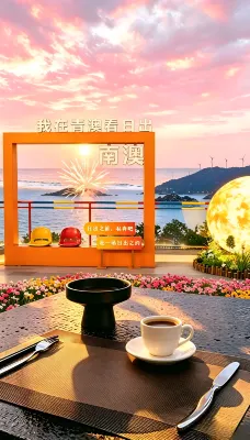 Nan'ao AG · Haitian Langqiao · 270° Seaview Terrace Atelier Designer Villa (Qing'ao Bay)