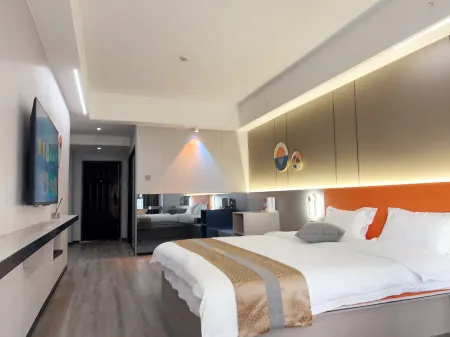 Yuting Yunduo Intelligent Preferred Hotel (Dezhou Wanda Plaza) Отели рядом с достопримечательностью «Dezhou Botanical Garden»