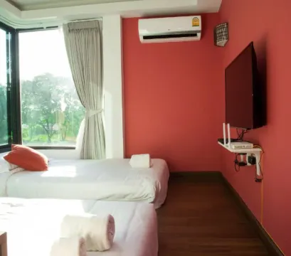 ห้องเตียงแฝดวิวกรีนมาร์เก็ต