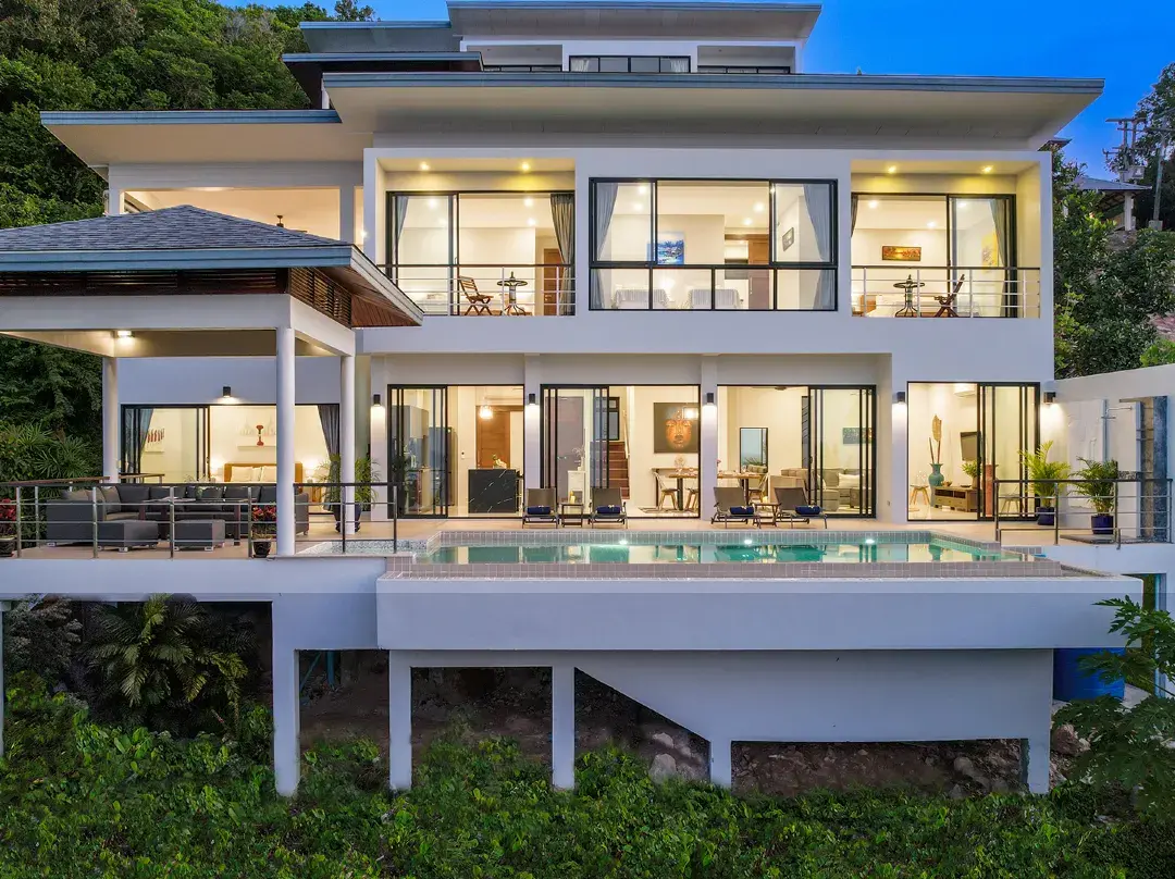L'esterel Villa - A Tropical Oasis At Maenam Hills - Ko Samui