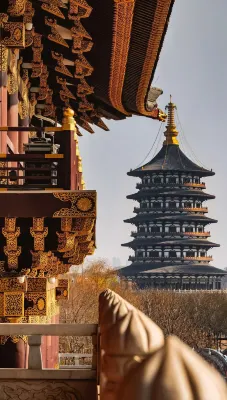 Luoyang Sanjiu Homestay (Luoyi Ancient City Branch) Hotel berhampiran Xiaolangdi Central Wharf