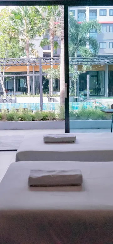 ห้องดีลักซ์พลูวิวเตียงคู่