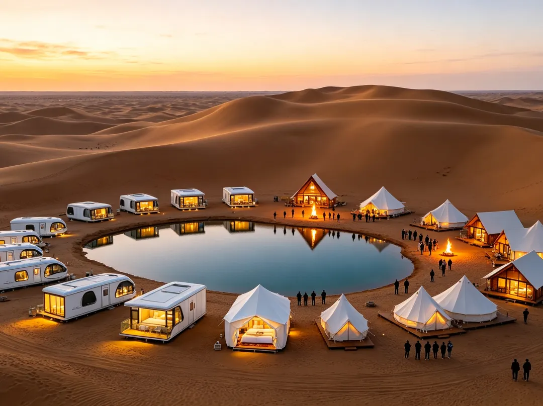 Desert Wild Star Lakeview Retreat - Zhongwei