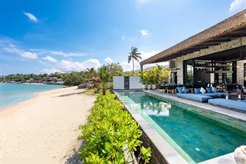 Clay Beach Samui V1 (5 Bedroom Beachfront Villa) - 空中泳池