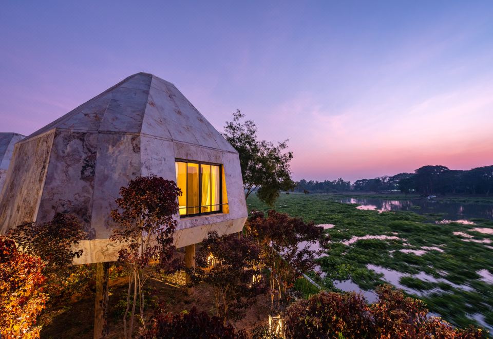 탄 웰니스 데스티네이션의 고급스러운 스파 공간