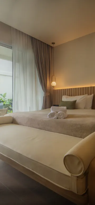 ห้องดีลักซ์เตียงคิงไซส์/เตียงแฝด พร้อมทางเข้าสระว่ายน้ำ