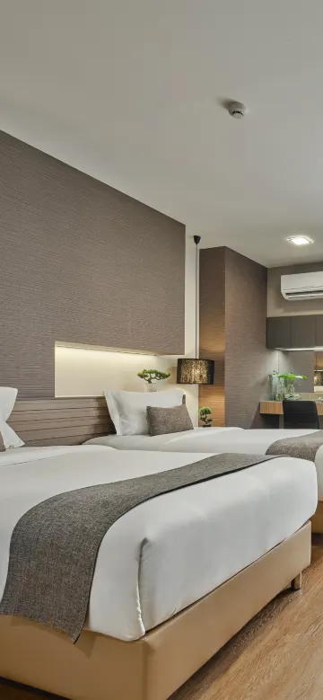 ห้องดีลักซ์ เตียงแฝด