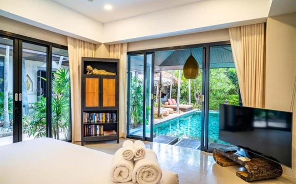 รูปภาพของพูลวิลล่าส่วนตัว 2 ห้องนอนสไตล์บาหลี (เคบีอาร์ 11)