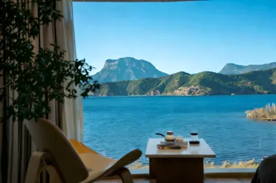 Lugu Lake Front Lake·Yueyao Lakeview Resort Hotel Hotels in Lugu Lake Langfang Dock