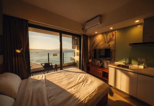 Aegean Sea Apartment (Shanwei Poly Jinxuwan Branch) - bar