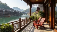 Fenghuang Ancient Town Boutique Hotel（ Heart of the ancient town Unobstructed 180° front river view） - Beach