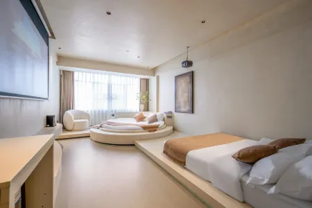 Floral Hotel·Return to Laixi Inn (Chaozhou Hanwen Gongxuan Branch) Отели рядом с достопримечательностью «Songlin Ancient Temple»