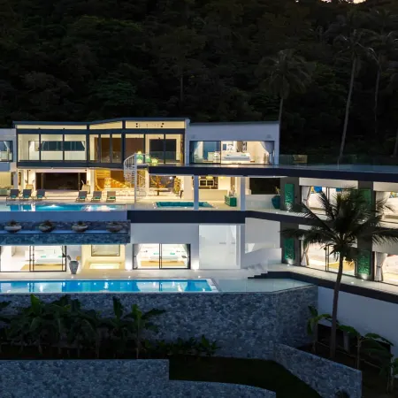 Villa Murano with Panoramic Sea Views