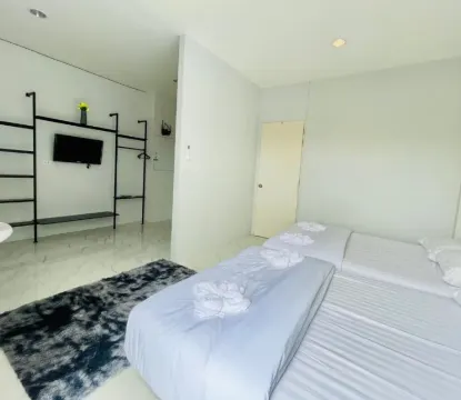 ห้องควีนพร้อมวิวสวน