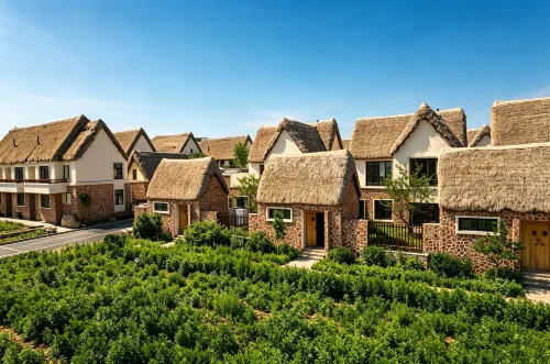 Return Yard Resort Town - Dağ Manzaralı