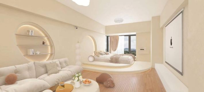 Langfang Mengqiu Apartment (wanda plaza Branch) Langfang otelleri