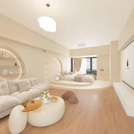 Langfang Mengqiu Apartment (wanda plaza Branch)