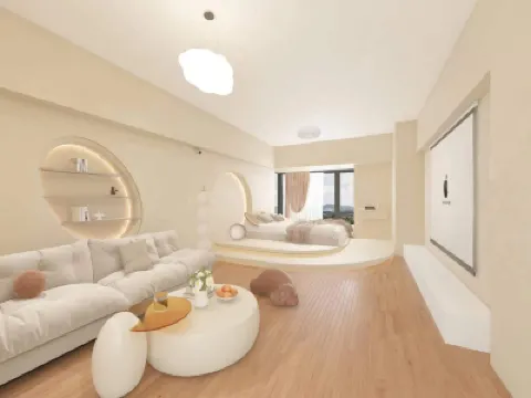 Langfang Mengqiu Apartment (wanda plaza Branch) Hoteles en 