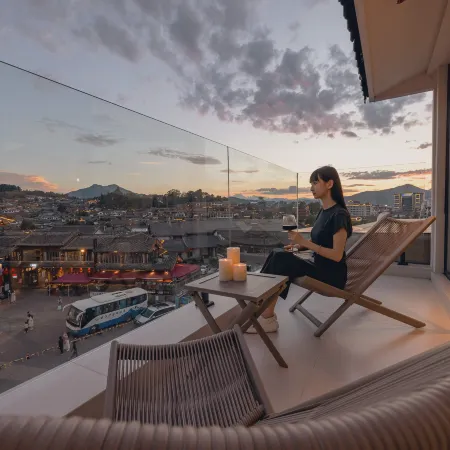 Echo Liangqi Mountain House · You Island | Comfortable Evening Wind · Snow Mountain View